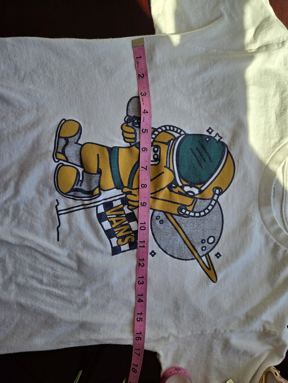 Vans Off The Wall Graphic Astronaut Skater T-Shirt - Men's Small - Picture 5 of 7